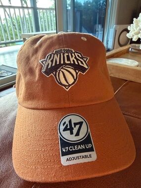 47 New York Knicks Brown Adjustable Logo Cap 🧢 🏀 🤎